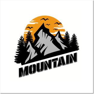 Mountain-Hiking Posters and Art